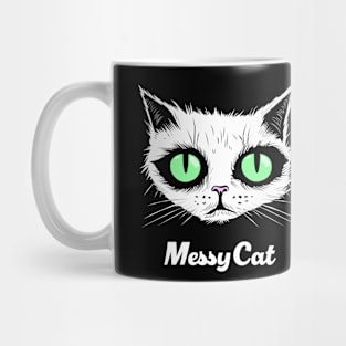 Messy Cat illustration, you love this messy cat right? Mug